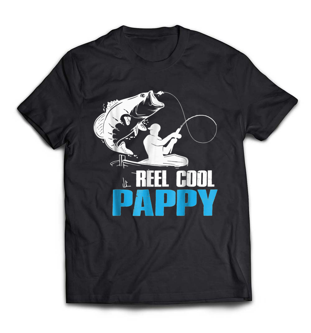 Reel Cool Pappy T-Shirt: The Perfect Gift for Fishing Grandpas